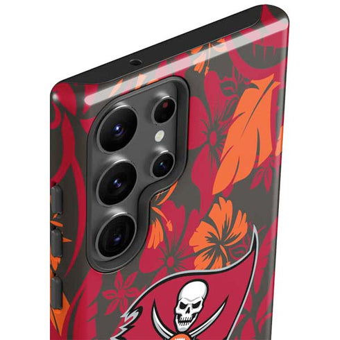 NFL Tampa Bay Buccaneers Tropical Print Galaxy S23 Ultra Pro Case