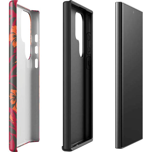 NFL Tampa Bay Buccaneers Tropical Print Galaxy S23 Ultra Pro Case