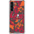 NFL Tampa Bay Buccaneers Tropical Print Galaxy S24 FE Clear Case