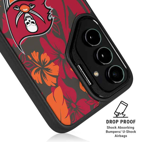 NFL Tampa Bay Buccaneers Tropical Print Galaxy S24 Kickstand Case