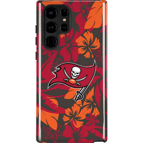 NFL Tampa Bay Buccaneers Tropical Print Galaxy Cases