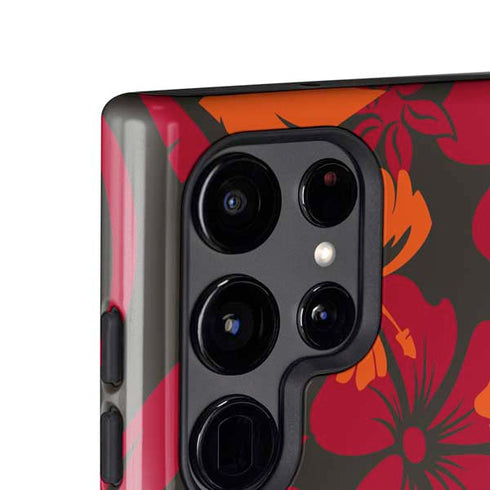 NFL Tampa Bay Buccaneers Tropical Print Galaxy S25 Ultra Impact Case