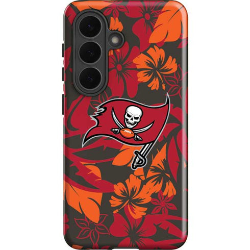 NFL Tampa Bay Buccaneers Tropical Print Galaxy S26 Impact Case