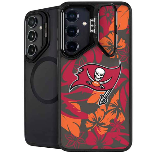 NFL Tampa Bay Buccaneers Tropical Print Galaxy S26 Kickstand Case