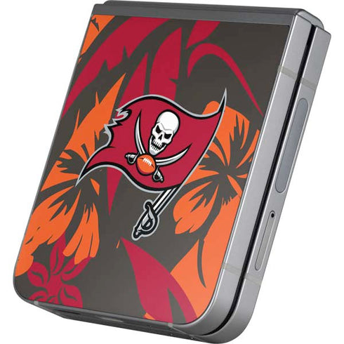 NFL Tampa Bay Buccaneers Tropical Print Galaxy Z Flip6 Skin