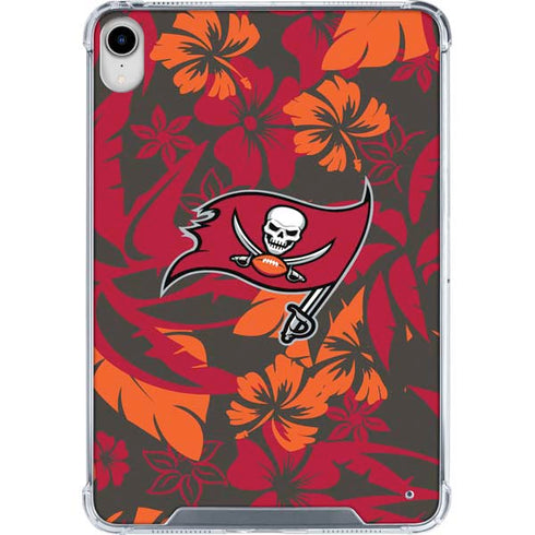 NFL Tampa Bay Buccaneers Tropical Print iPad 11th Gen (2025) Clear Case