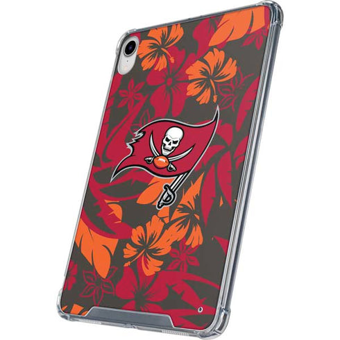 NFL Tampa Bay Buccaneers Tropical Print iPad 11th Gen (2025) Clear Case
