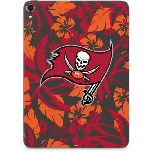 NFL Tampa Bay Buccaneers Tropical Print Apple iPad Pro Skin