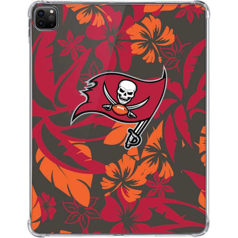 NFL Tampa Bay Buccaneers Tropical Print iPad Pro 11in (2024) Clear Case