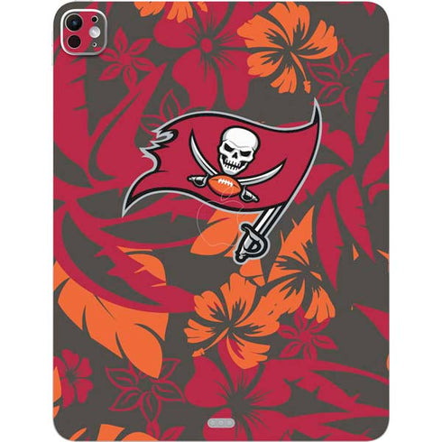 NFL Tampa Bay Buccaneers Tropical Print iPad Pro 13in M4 (2024) Skin