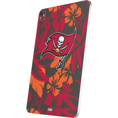 NFL Tampa Bay Buccaneers Tropical Print iPad Pro 13in M4 (2024) Skin