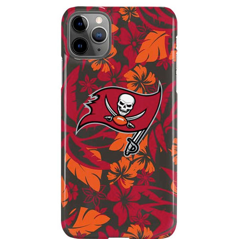 NFL Tampa Bay Buccaneers Tropical Print iPhone Cases