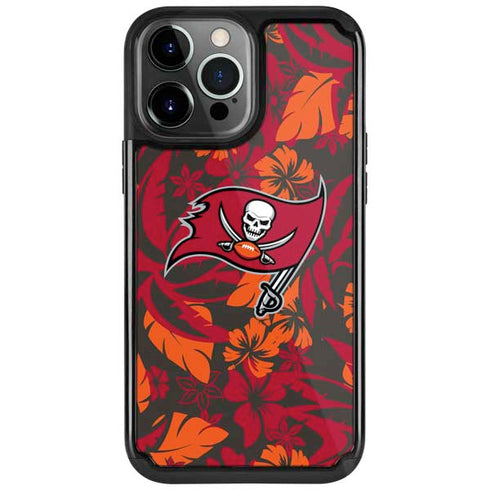 NFL Tampa Bay Buccaneers Tropical Print iPhone Cases