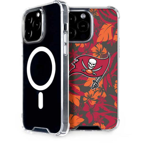NFL Tampa Bay Buccaneers Tropical Print iPhone Cases