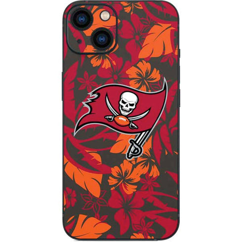 NFL Tampa Bay Buccaneers Tropical Print iPhone Skins