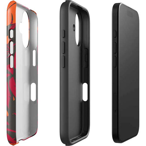 NFL Tampa Bay Buccaneers Tropical Print iPhone 16 Plus Impact Case