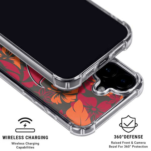 NFL Tampa Bay Buccaneers Tropical Print iPhone 16 Plus MagSafe Case
