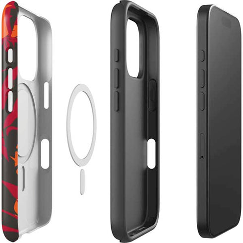 NFL Tampa Bay Buccaneers Tropical Print iPhone 16 Pro Magsafe Impact Case