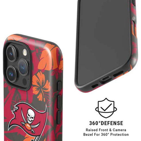 NFL Tampa Bay Buccaneers Tropical Print iPhone 16 Pro Magsafe Impact Case