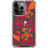 NFL Tampa Bay Buccaneers Tropical Print iPhone 16 Pro Max Clear Case