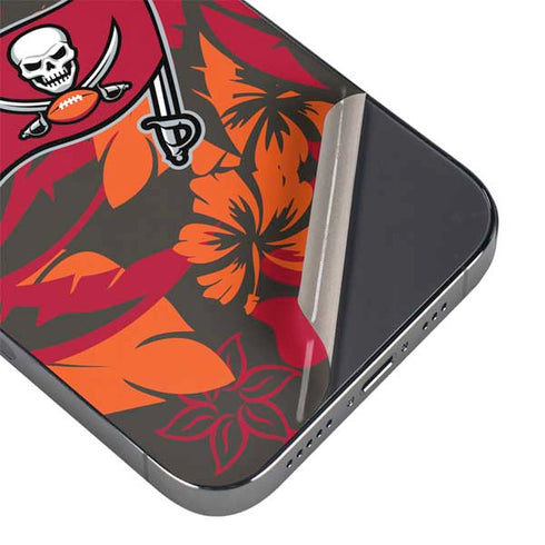 NFL Tampa Bay Buccaneers Tropical Print iPhone 16 Pro Max Skin