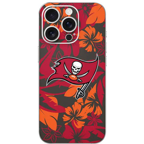 NFL Tampa Bay Buccaneers Tropical Print iPhone 16 Pro Skin