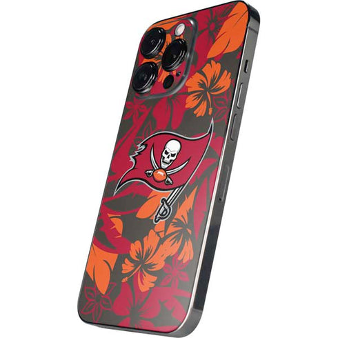 NFL Tampa Bay Buccaneers Tropical Print iPhone 16 Pro Skin