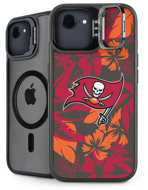 NFL Tampa Bay Buccaneers Tropical Print iPhone 16e Kickstand Case
