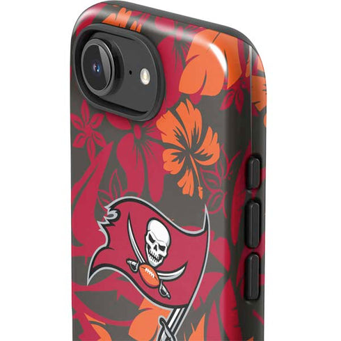 NFL Tampa Bay Buccaneers Tropical Print iPhone 16e Impact Case