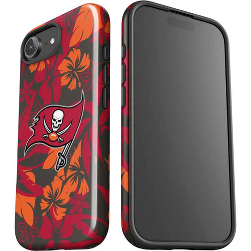 NFL Tampa Bay Buccaneers Tropical Print iPhone 16e Impact Case