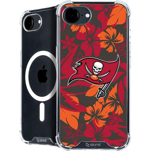 NFL Tampa Bay Buccaneers Tropical Print iPhone 16e MagSafe Case
