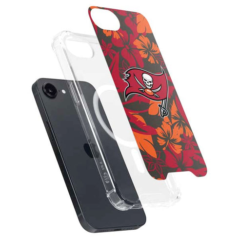 NFL Tampa Bay Buccaneers Tropical Print iPhone 16e MagSafe Case