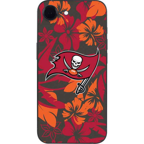 NFL Tampa Bay Buccaneers Tropical Print iPhone 16e Skin