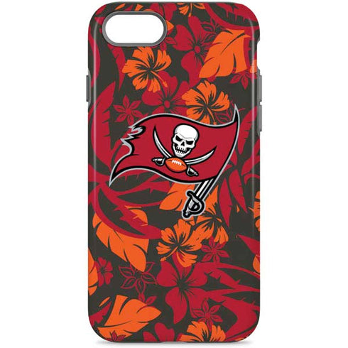 NFL Tampa Bay Buccaneers Tropical Print iPhone Cases
