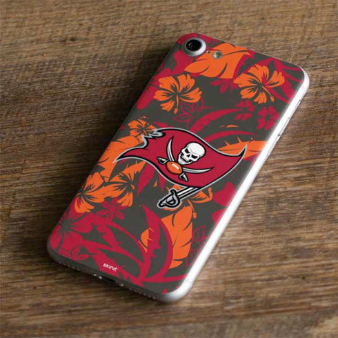 NFL Tampa Bay Buccaneers Tropical Print iPhone 8 Skin