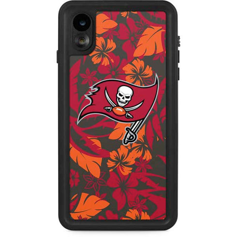NFL Tampa Bay Buccaneers Tropical Print iPhone Cases