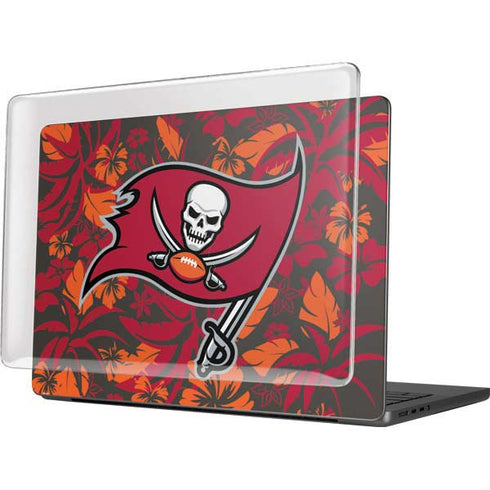 NFL Tampa Bay Buccaneers Tropical Print MacBook Pro 14in (2021-24) Case plus Skin