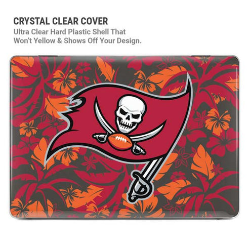 NFL Tampa Bay Buccaneers Tropical Print MacBook Pro 14in (2021-24) Case plus Skin