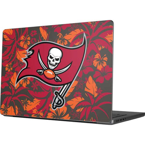 NFL Tampa Bay Buccaneers Tropical Print Apple MacBook Pro 14-inch Skin