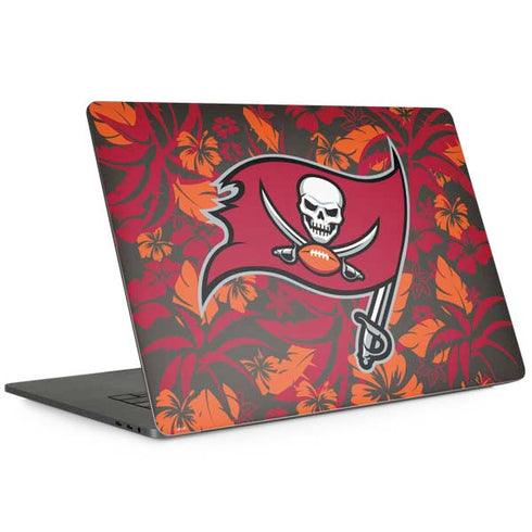 NFL Tampa Bay Buccaneers Tropical Print MacBook Skins