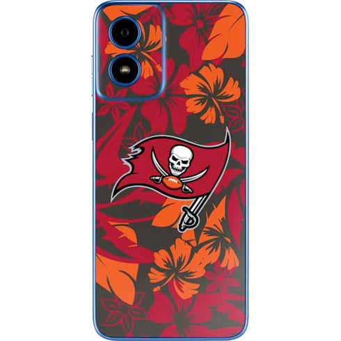 NFL Tampa Bay Buccaneers Tropical Print Moto G Play 4G (2024) Skin