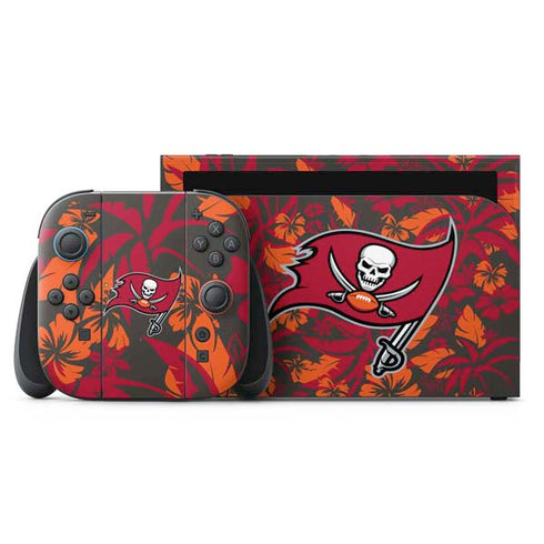 NFL Tampa Bay Buccaneers Tropical Print Nintendo Switch 2 (2025) with Joy-Con Skin