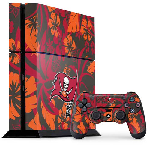 NFL Tampa Bay Buccaneers Tropical Print PlayStation PS4 Skins
