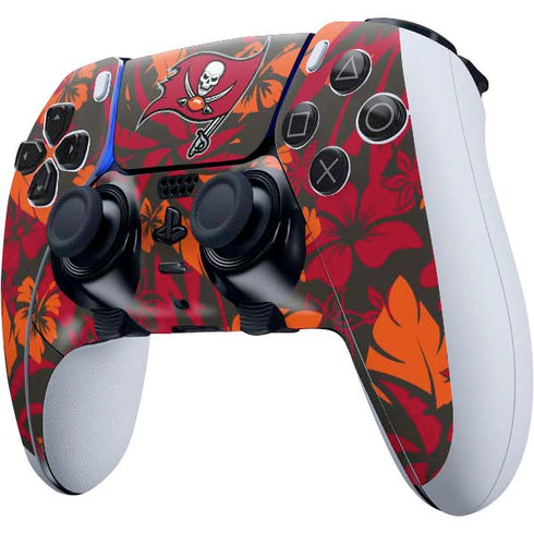 NFL Tampa Bay Buccaneers Tropical Print PS5 DualSense Edge Pro Controller Skin