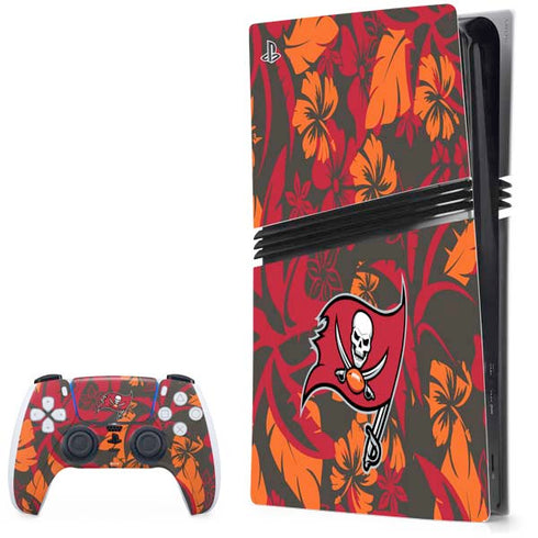 NFL Tampa Bay Buccaneers Tropical Print PlayStation PS5 Skins