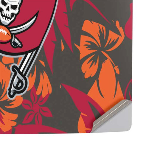 NFL Tampa Bay Buccaneers Tropical Print PS5 Pro Console Skin