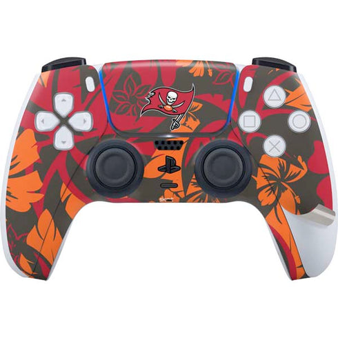 NFL Tampa Bay Buccaneers Tropical Print PS5 Pro Disk Bundle Skin