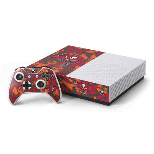 NFL Tampa Bay Buccaneers Tropical Print Xbox One S All-Digital Edition Bundle Skin