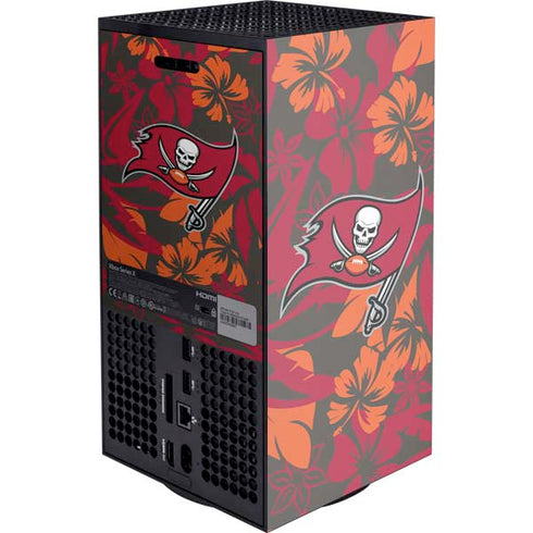 NFL Tampa Bay Buccaneers Tropical Print XBox Series X Digital Edition Console Skin