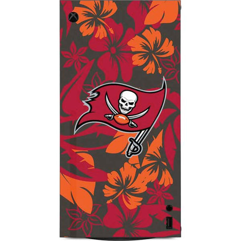 NFL Tampa Bay Buccaneers Tropical Print XBox Series X Digital Edition Console Skin